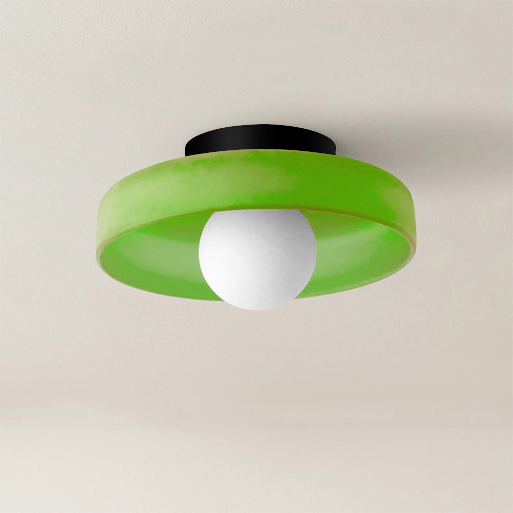 Skohic | Lustre moderne en verre ambre – G9 LED – 25/35cm – Éclairez avec style