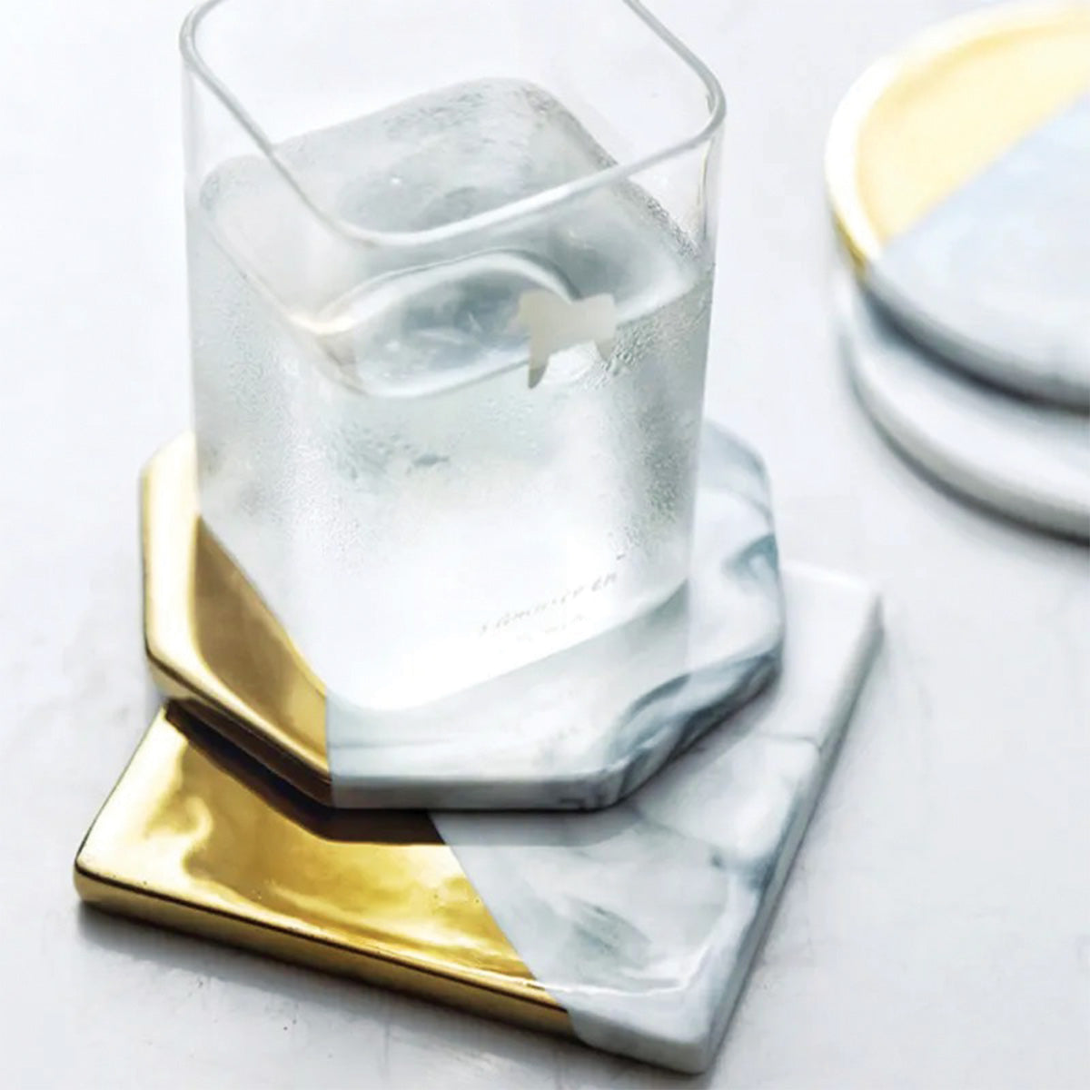 Bleust | Sous-verres en marbre – élégance intemporelle