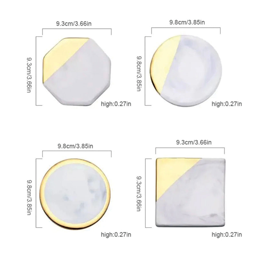 Bleust | Sous-verres en marbre – élégance intemporelle