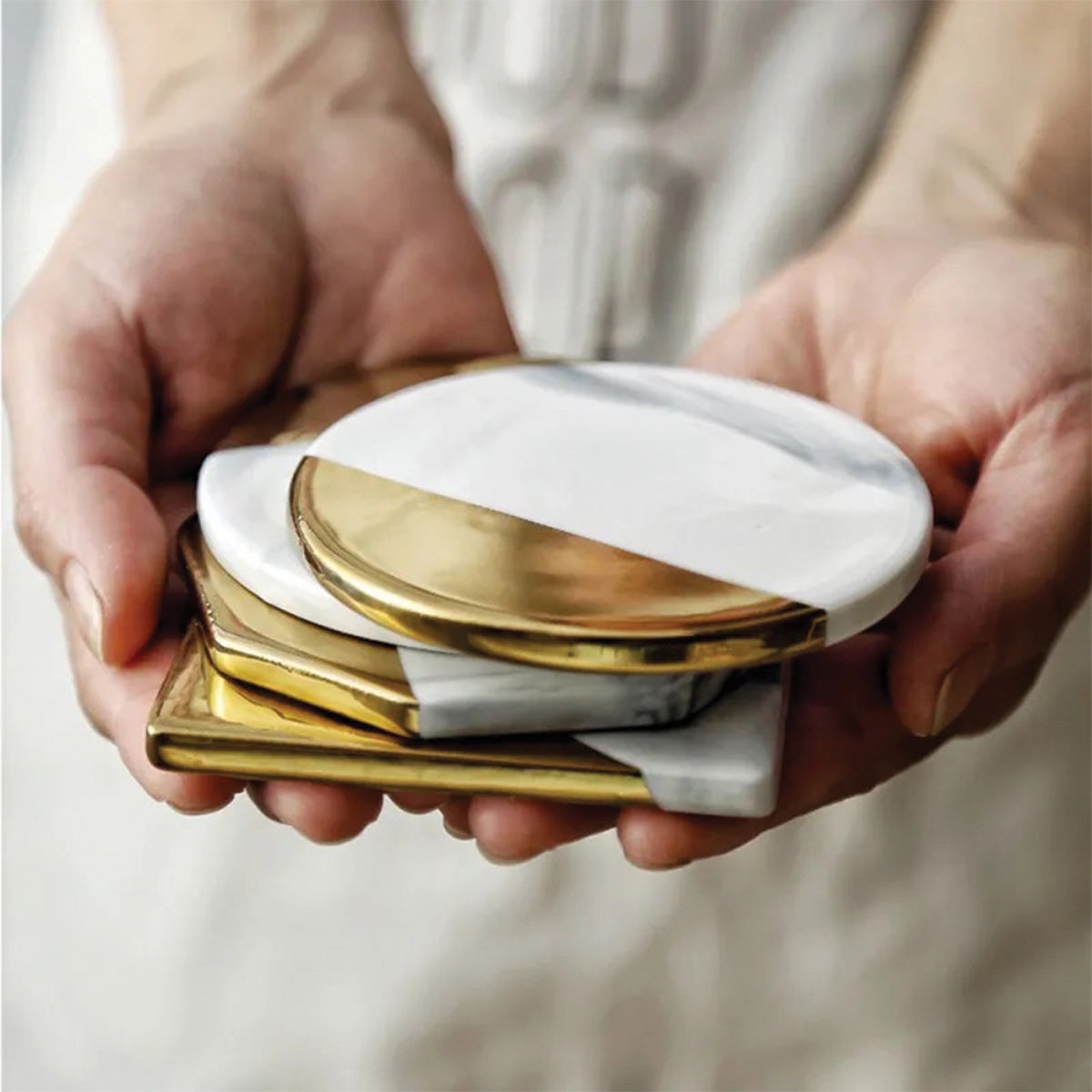 Bleust | Sous-verres en marbre – élégance intemporelle