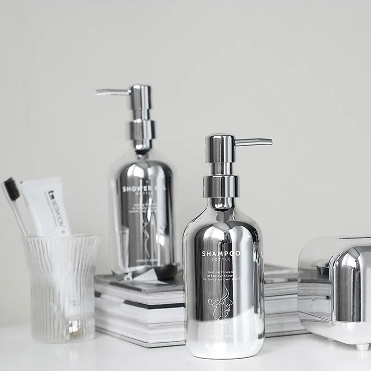 Berter | Pompe à savon en chrome – Élégance moderne