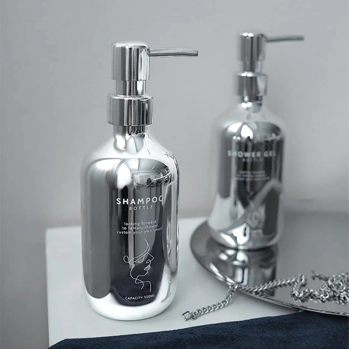 Berter | Pompe à savon en chrome – Élégance moderne