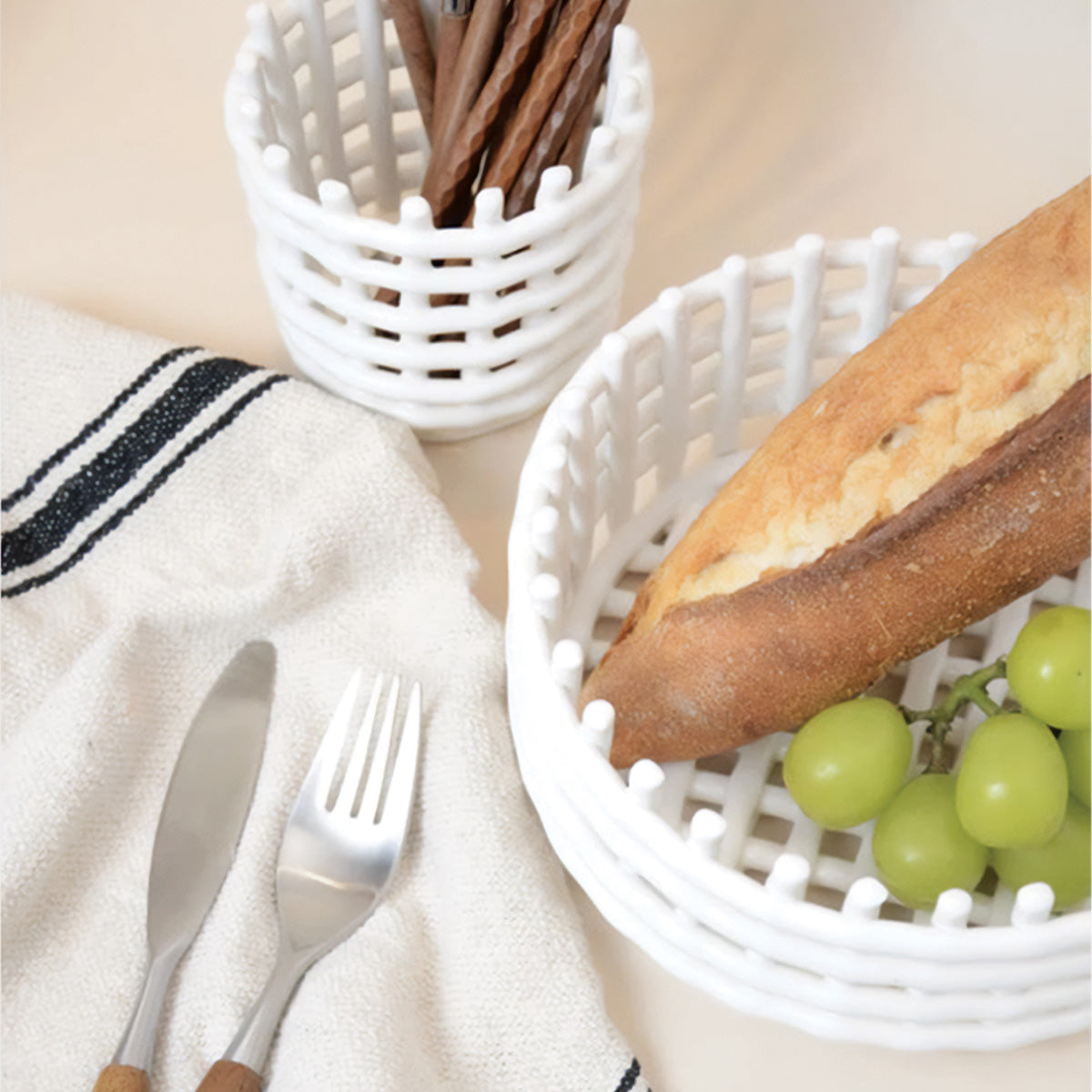 Fleleu | Panier de rangement – design élégant – multifonctionnel