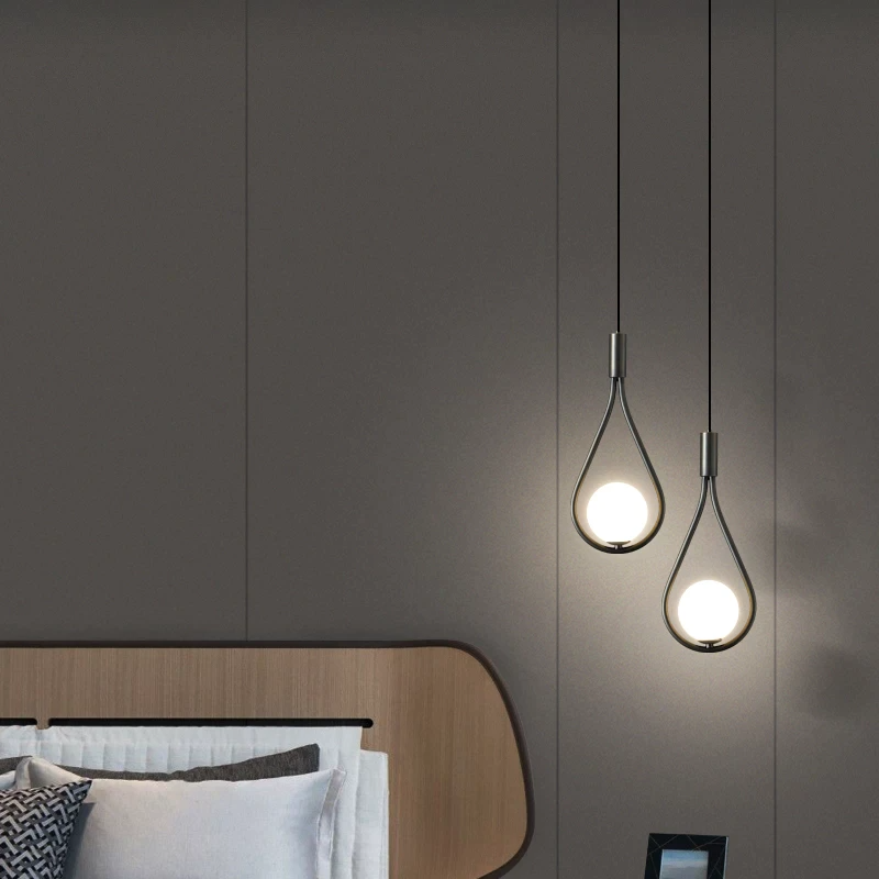 Stolys | Suspension moderne – fer & verre – hauteur réglable