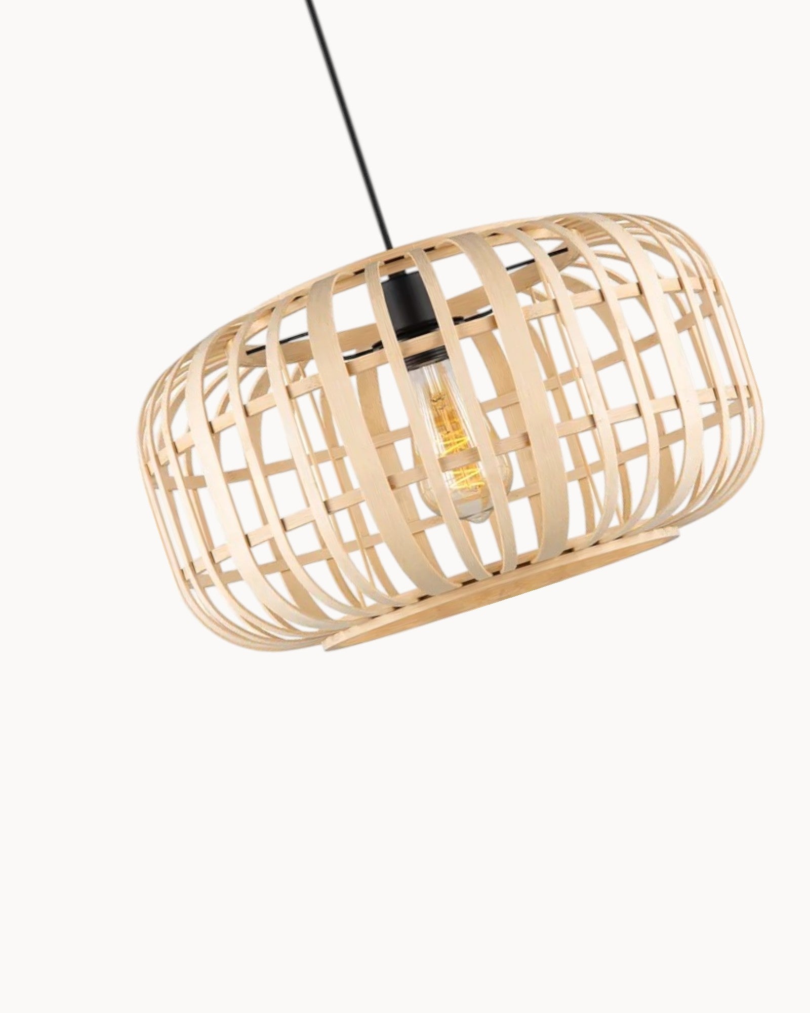 Lumi Kust | Suspension en Bambou – Élégance Bohémienne – 40 x 126 cm