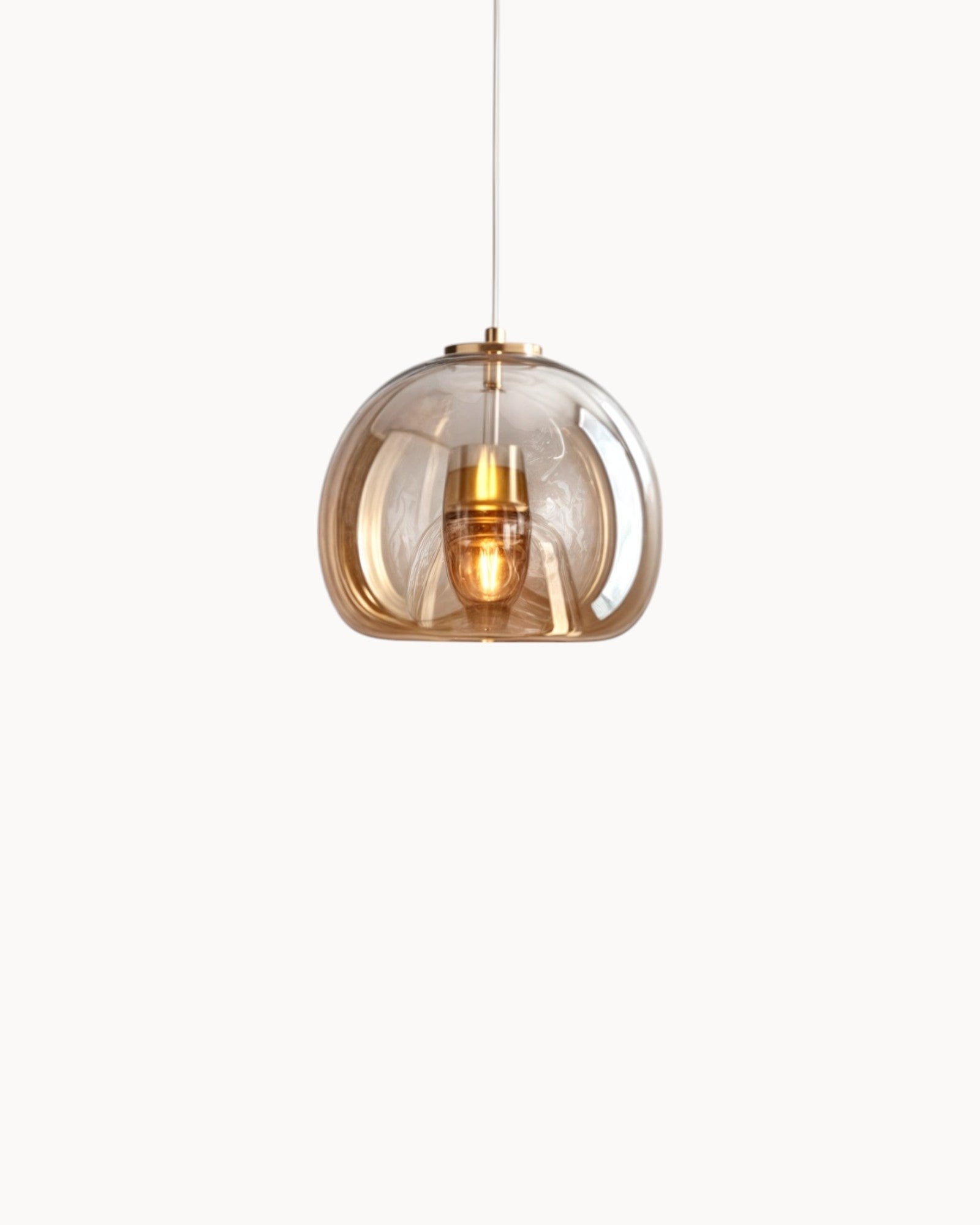 Lys Tidlos | Lustre LED moderne – Ambre, Cuivre, Fer forgé---Nordique Luxe | Lustre LED – Éclat chaleureux – Design scandinave