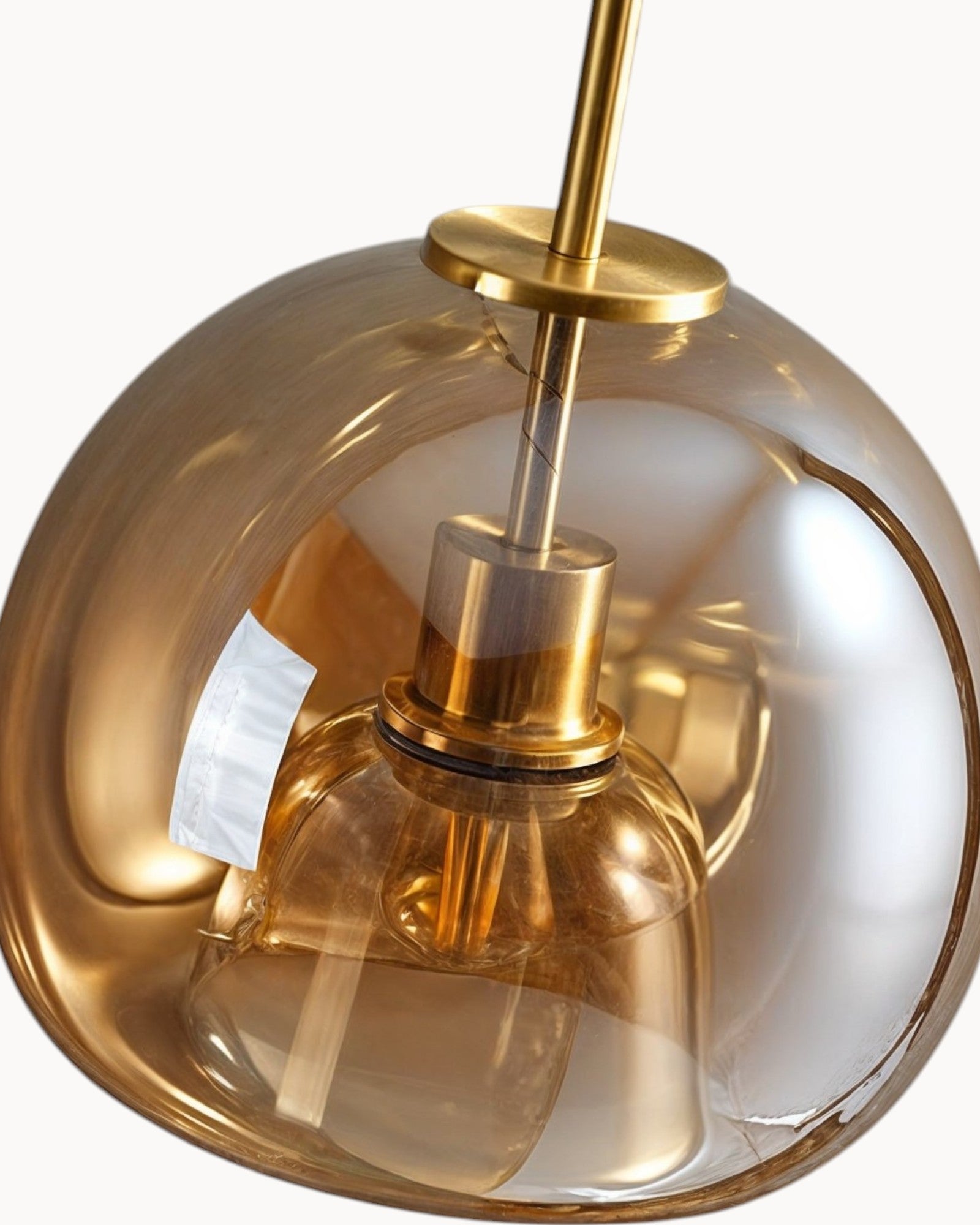 Lys Tidlos | Lustre LED moderne – Ambre, Cuivre, Fer forgé---Nordique Luxe | Lustre LED – Éclat chaleureux – Design scandinave