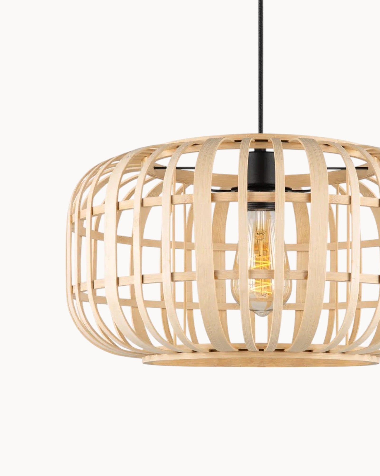 Lumi Kust | Suspension en Bambou – Élégance Bohémienne – 40 x 126 cm