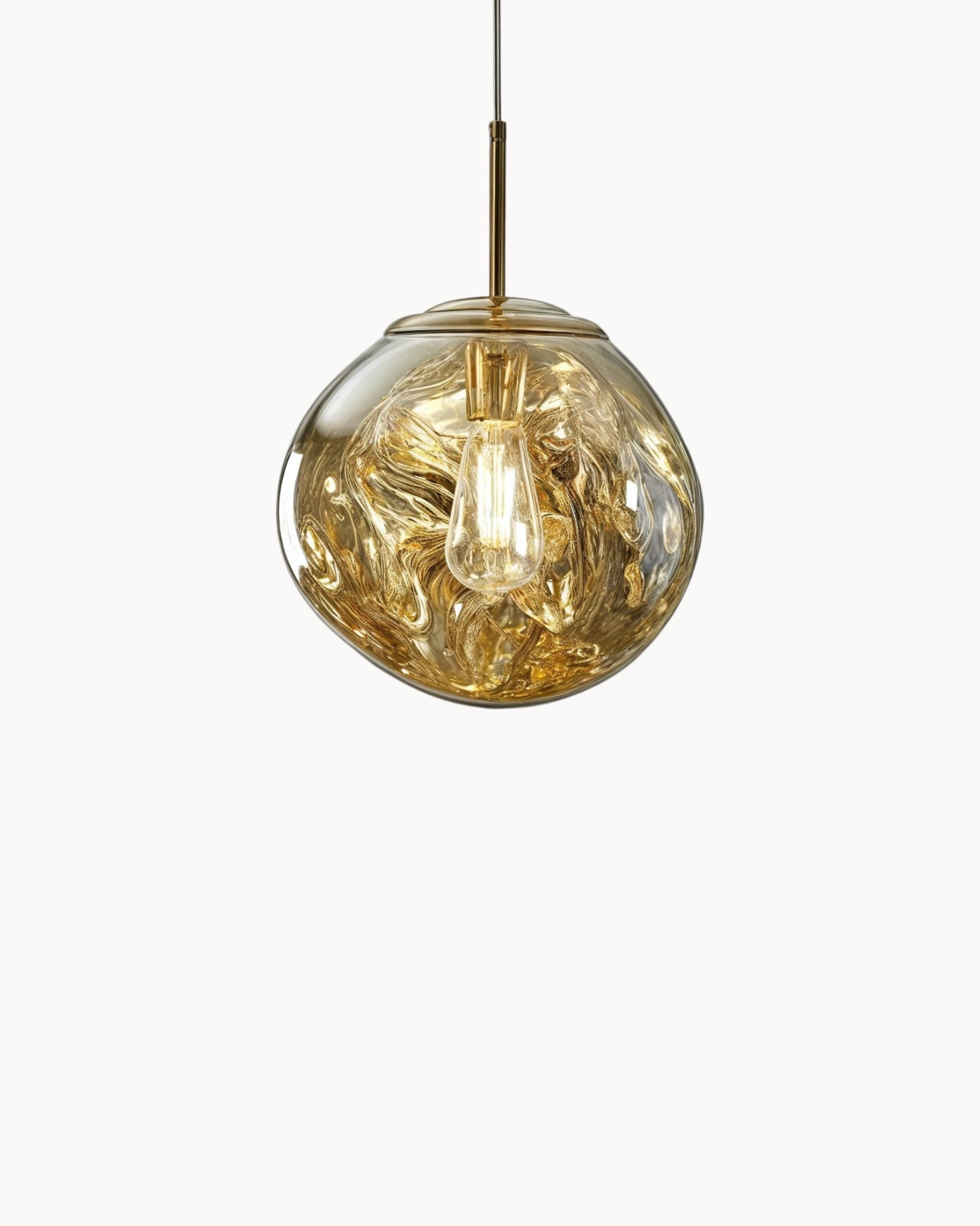 Lys Blå | Suspension LED – Design moderne en acrylique ambre