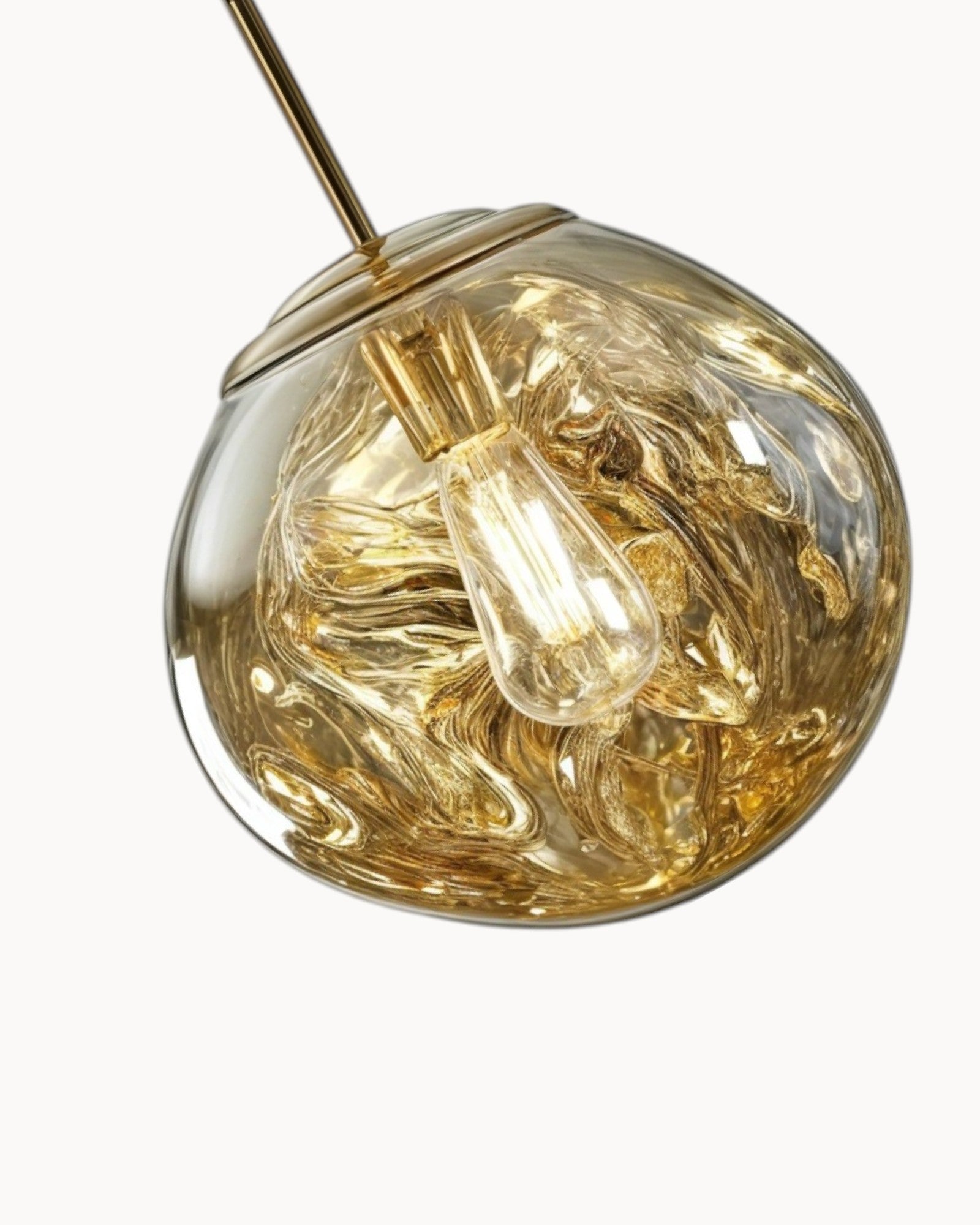 Lys Blå | Suspension LED – Design moderne en acrylique ambre