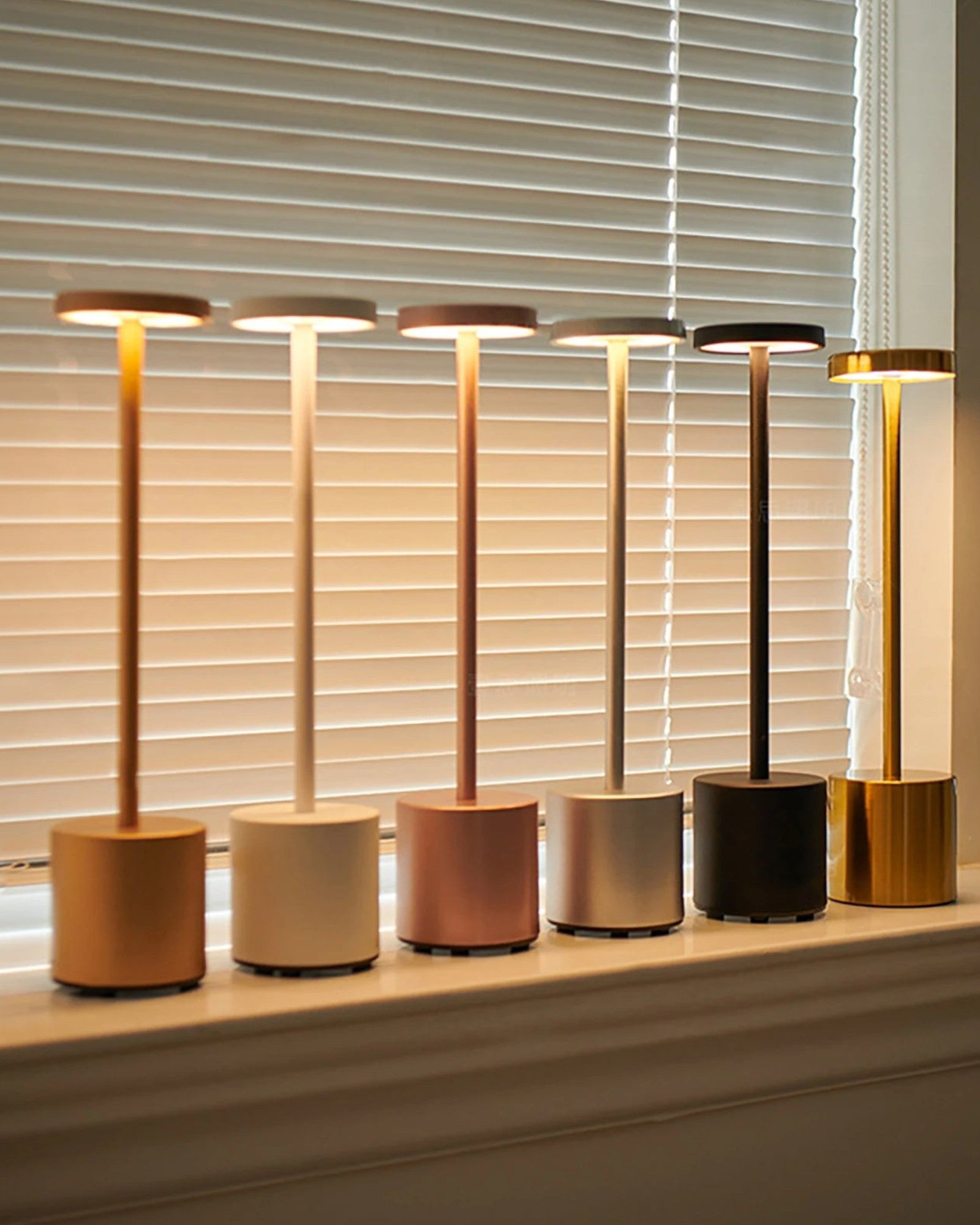 Chic Blå | Lampe de table sans fil – rechargeable USB – lumière LED chaleureuse