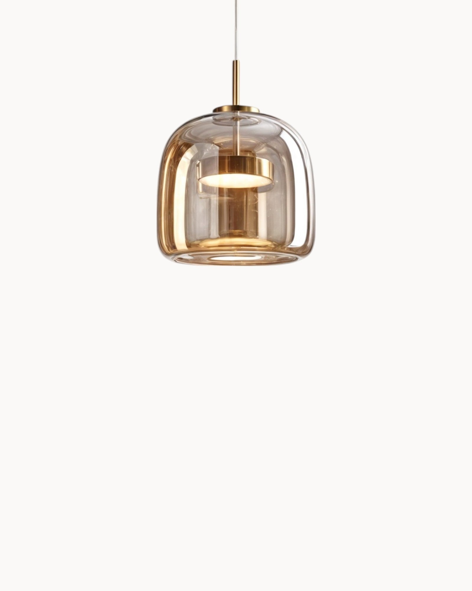 Lys Tidlos | Lustre LED moderne – Ambre, Cuivre, Fer forgé---Nordique Luxe | Lustre LED – Éclat chaleureux – Design scandinave