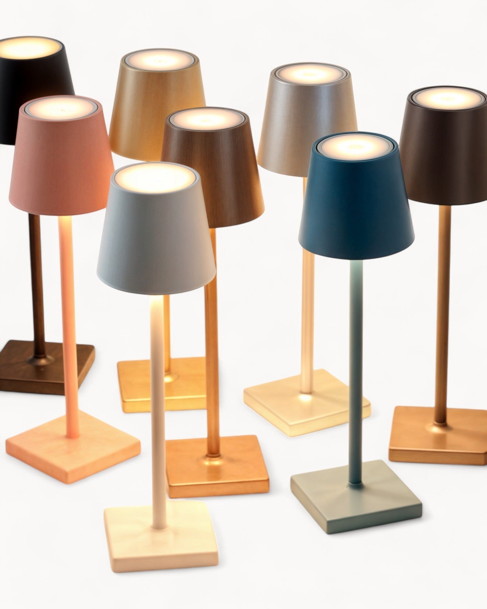 Soleil Storm | Lampe de table LED – Toucher 3 couleurs – Design moderne – Recharge USB