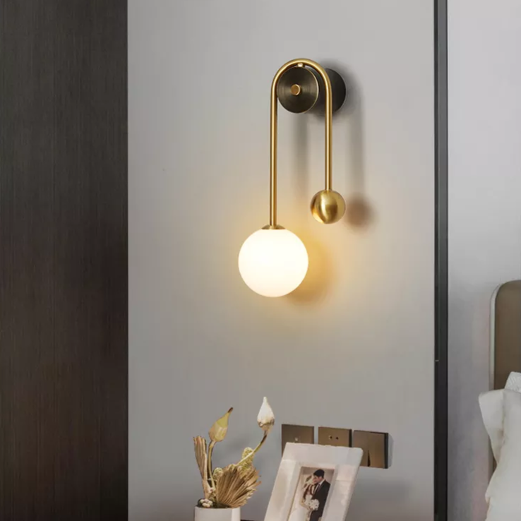 Lumige| Appliques murales LED – or élégant – design scandinave