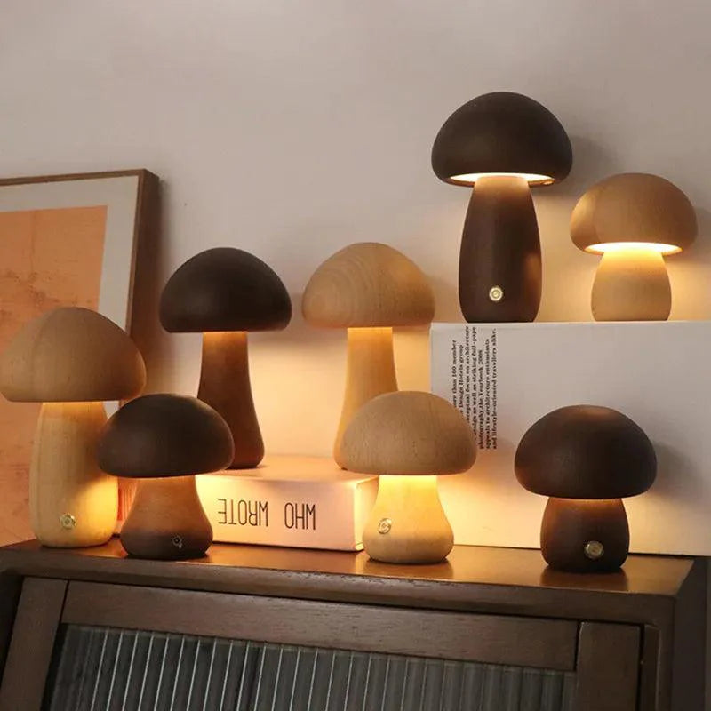 Berjus | Lampe de table sans fil – bois & mousse – dimmable