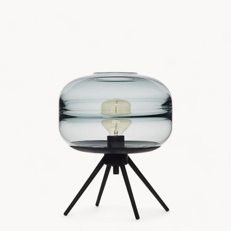 Pur Tidlos | Lampe de table en verre postmoderne – élégante et polyvalente