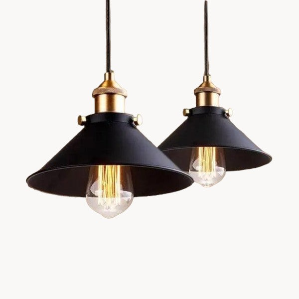 Pur Sol | Suspension moderne – finition noir & or – design scandinave