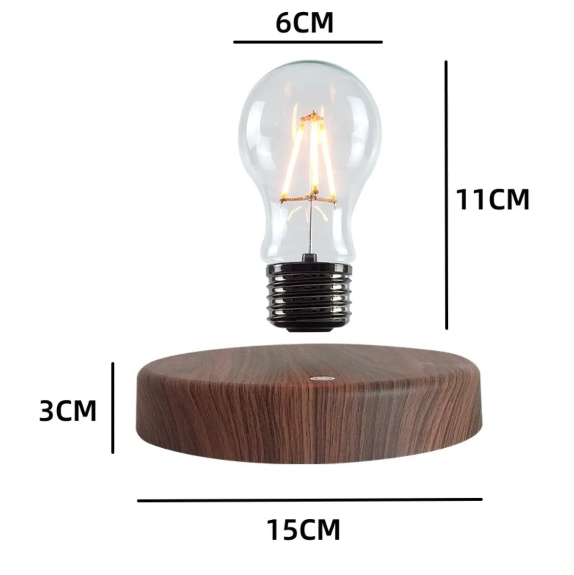 Matin Berg | Lampe de bureau LED – rotation 360° – suspension magnétique