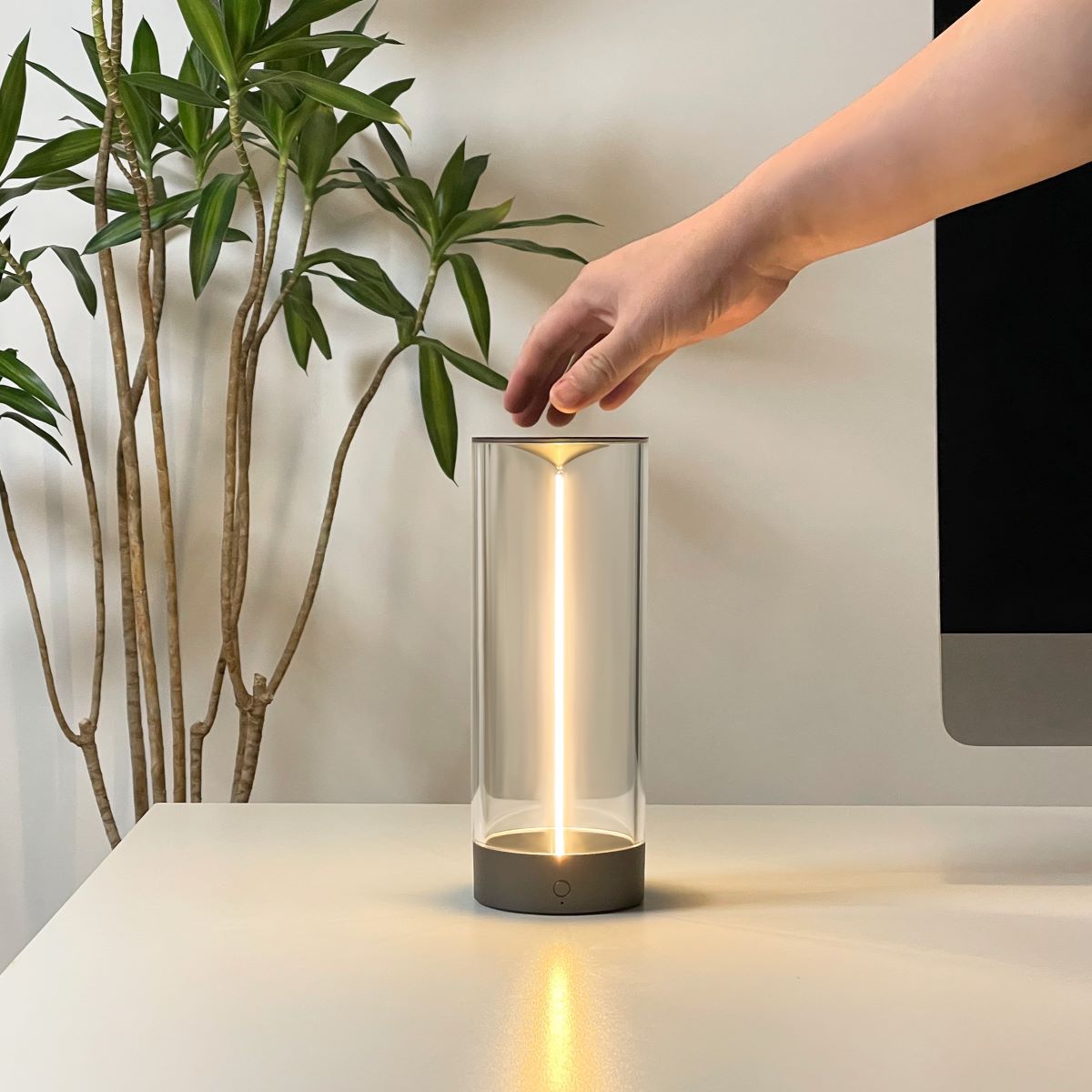 Chinge | Cylindre lumineux magnétique – ambiance élégante – design scandinave
