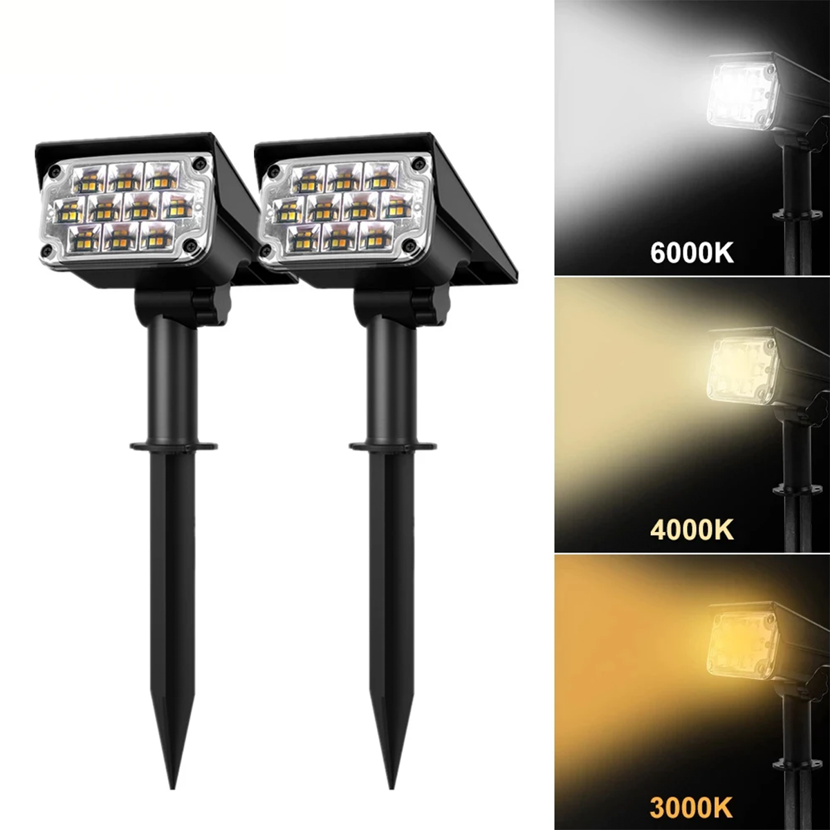 Lumume | Projecteur solaire LED – sans fil – luxe naturel