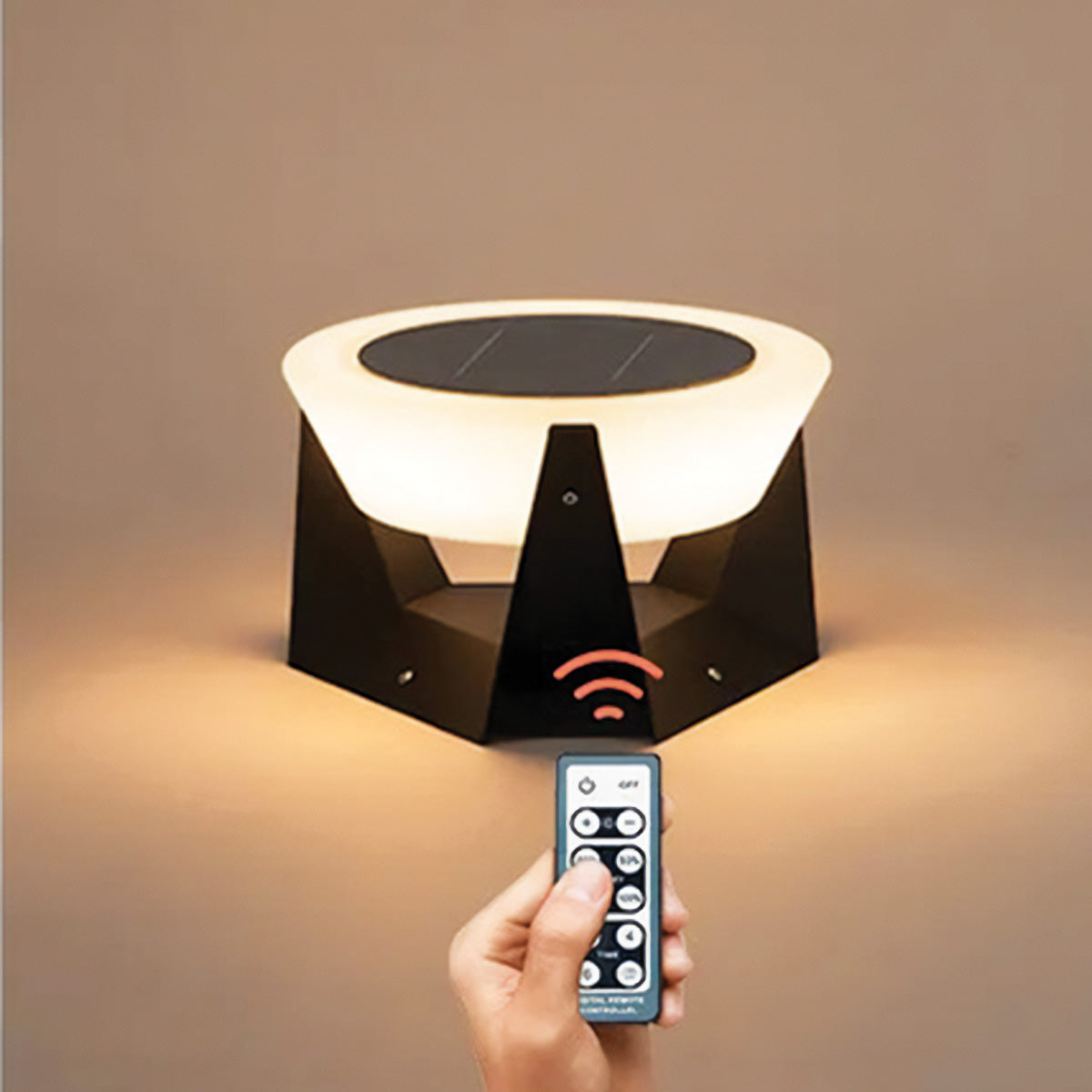 Fleord | Lampe sur pied solaire – LED incluse – acier inoxydable IP65 – réglable