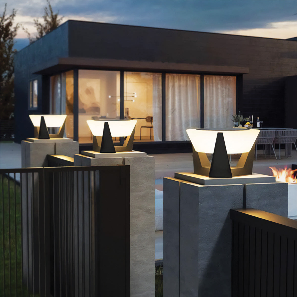 Fleord | Lampe sur pied solaire – LED incluse – acier inoxydable IP65 – réglable