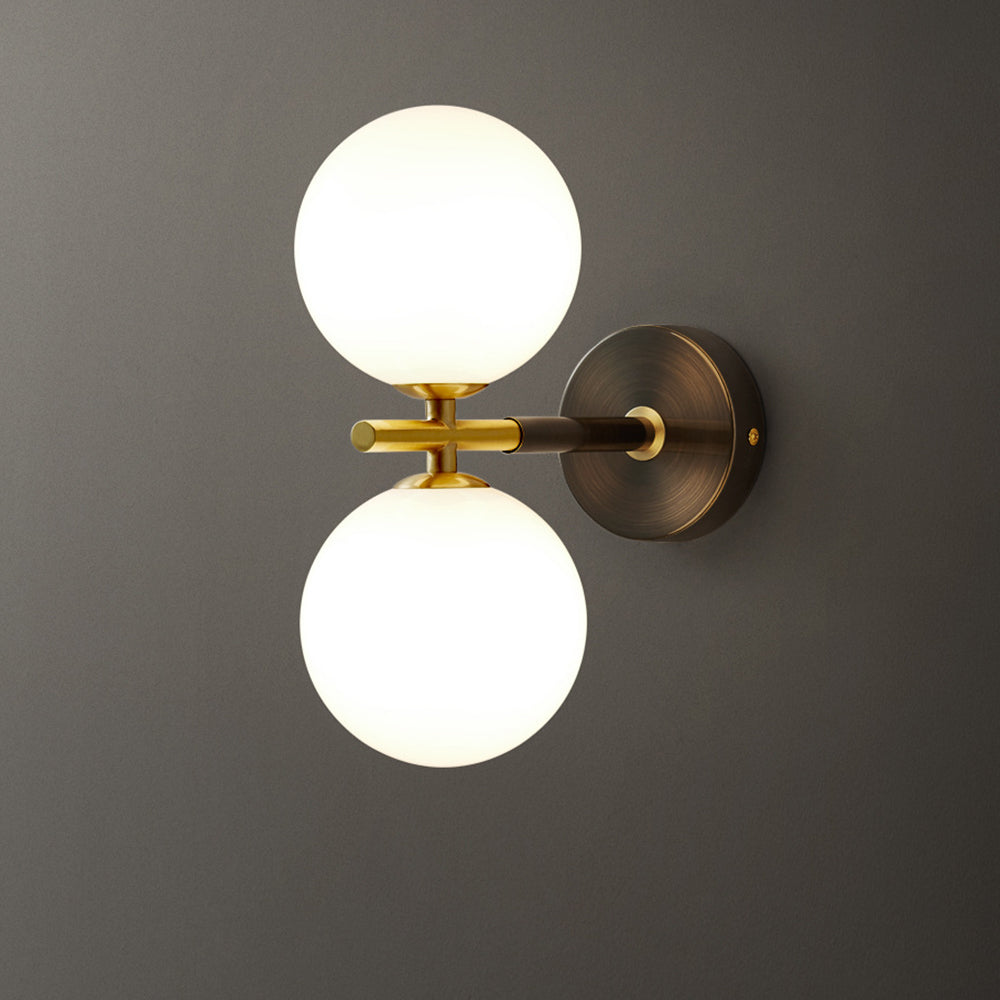 Lumi Blå | Applique murale moderne en cuivre – lumière chaude/froide – certifiée RoHS