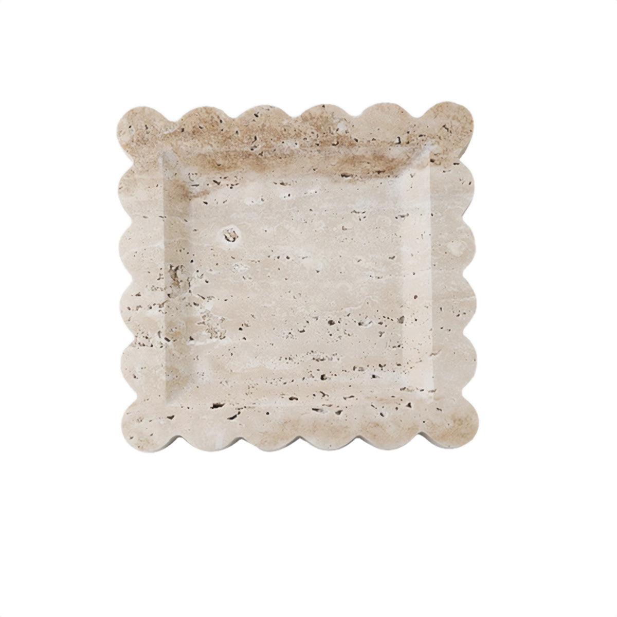 Calme Varme | Plateau en marbre – design ondulé – luxe intemporel