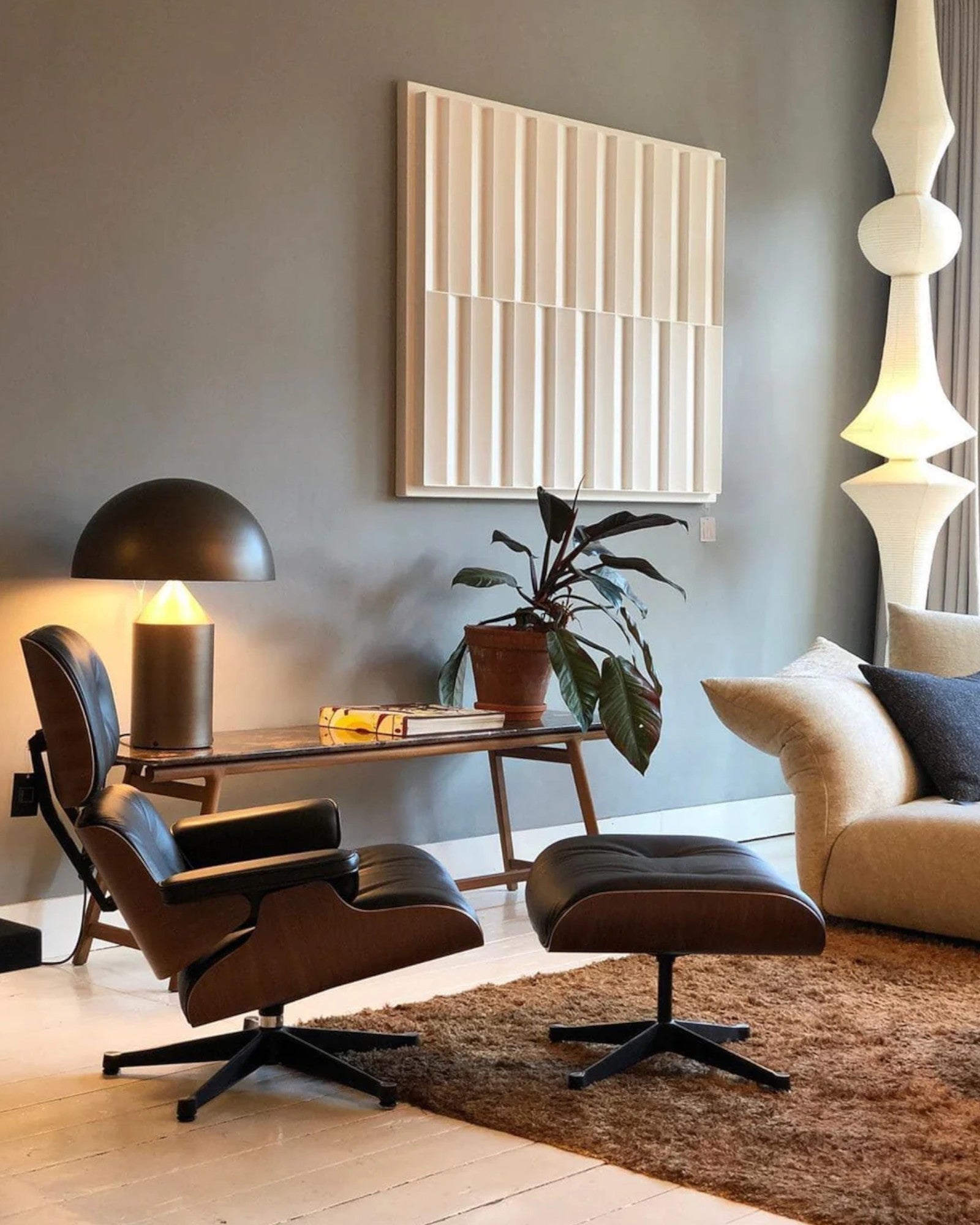 Jardin Ljus | Lampe de Table Moderne – Métal Antirouille – Lumière Neutre