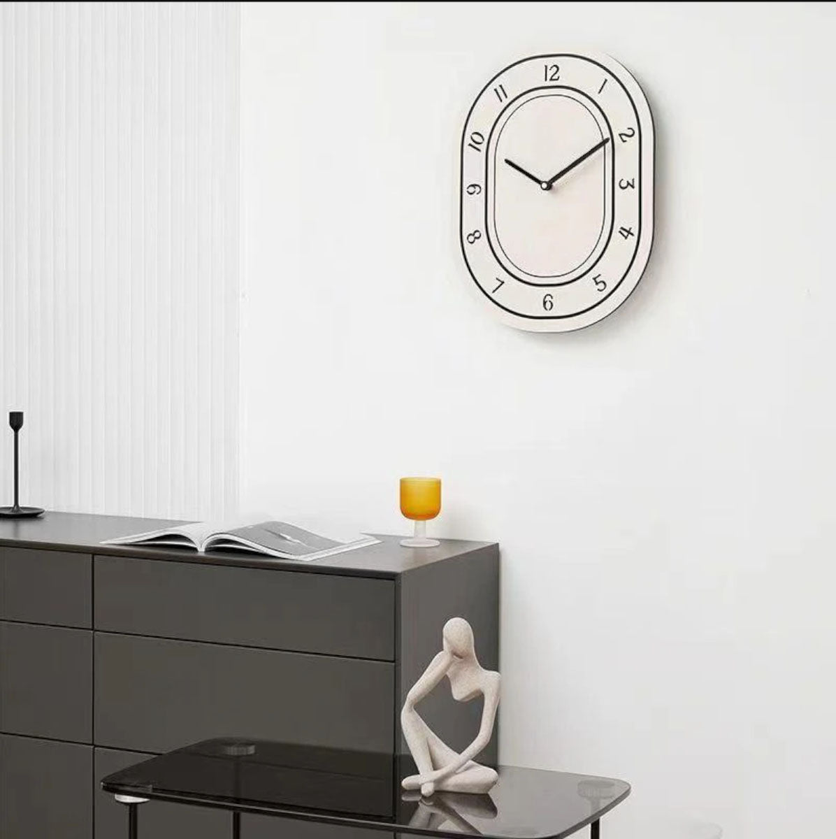 Soluce | Horloge murale élégante – design moderne – silencieuse