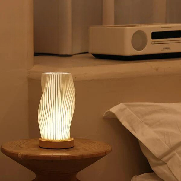 Soleil Vind | Lampe à vagues – design scandinave – ambiance apaisante
