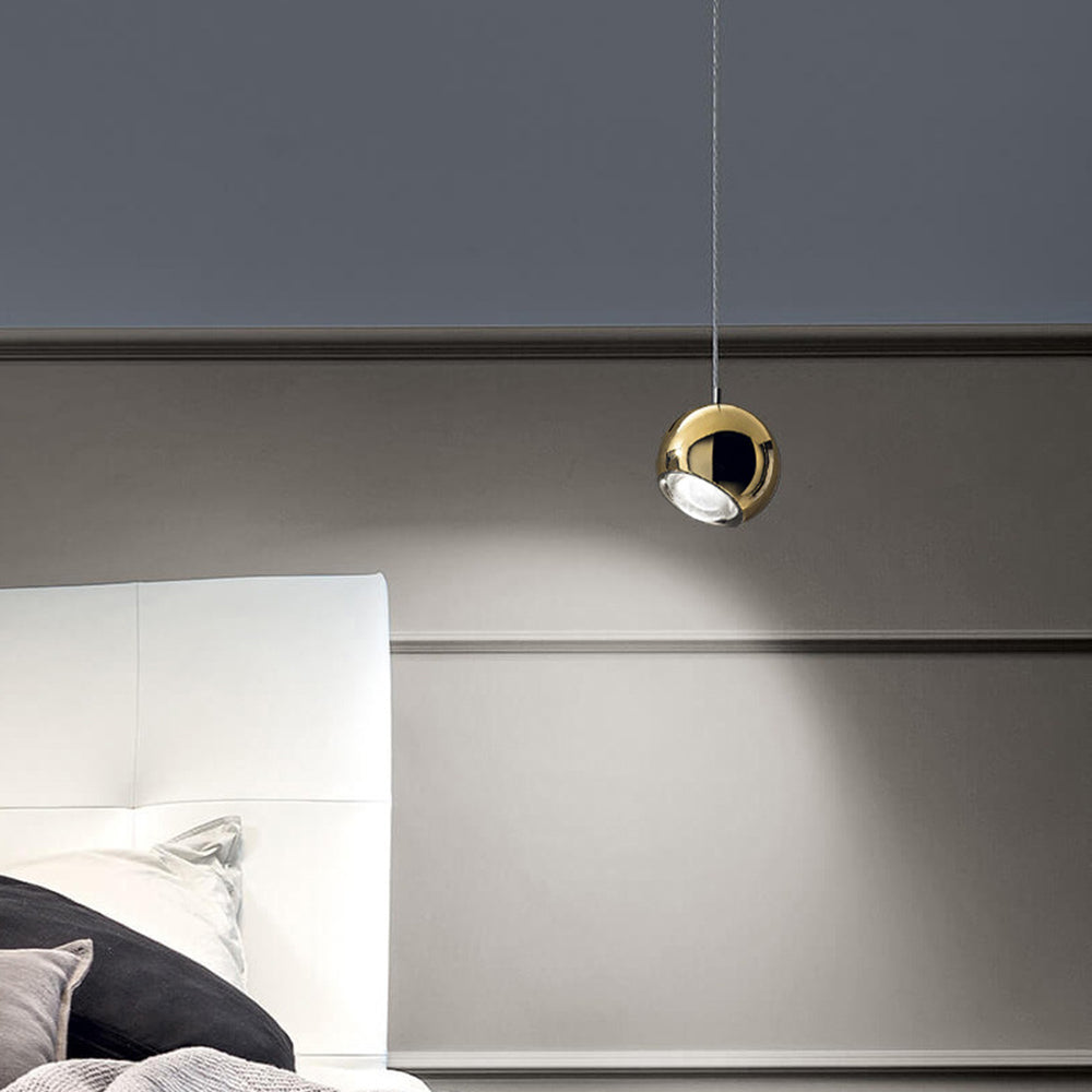 Blåent | Suspension LED Art Déco – argent et or – 90-260V