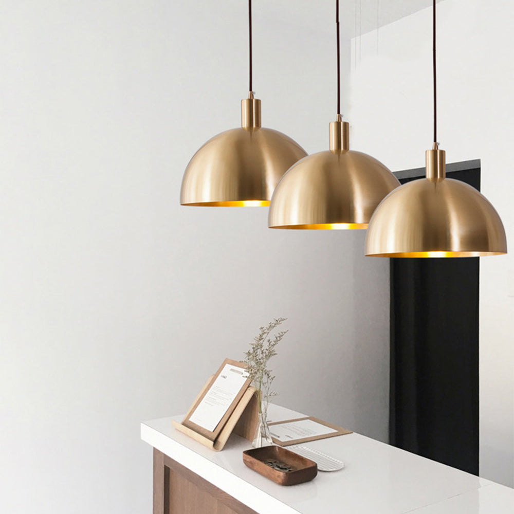 Clair Storm| Suspension moderne en laiton - câble ajustable - E26/E27 - 40W max