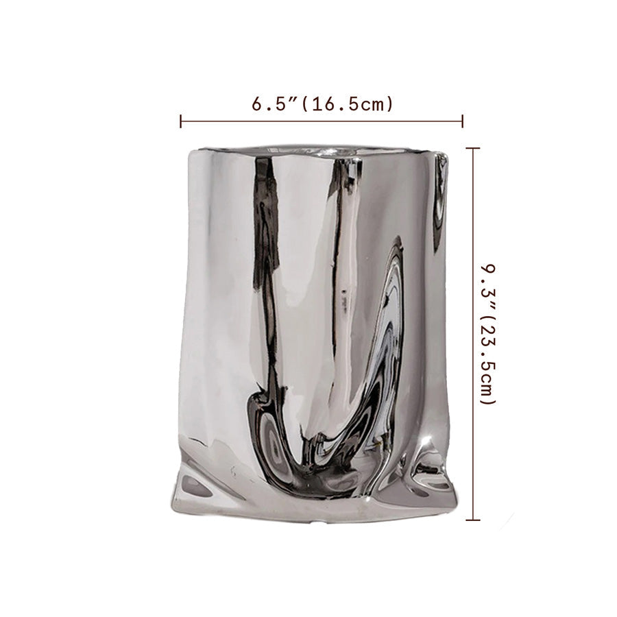 Lys Lind | Vase à fleurs plissé – Élégance moderne – Design raffiné