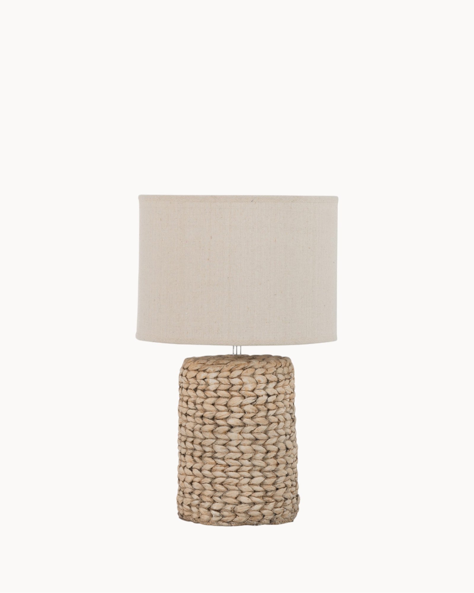 Fleur Skog | Lampe de table en béton – abat-jour en coton – design scandinave