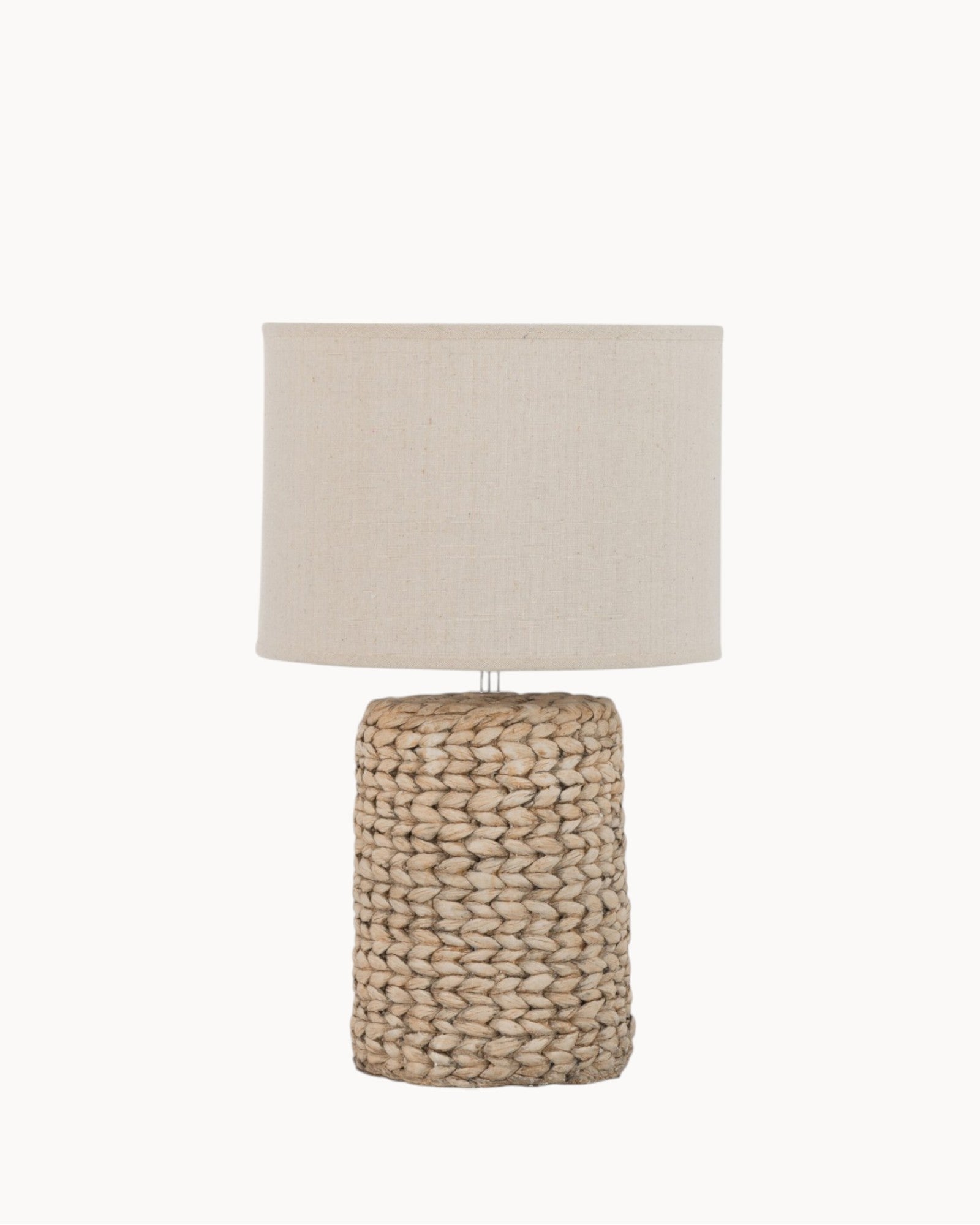 Fleur Skog | Lampe de table en béton – abat-jour en coton – design scandinave