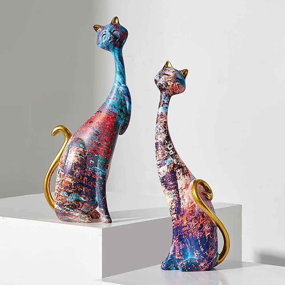 Figurines de Chat Nambé