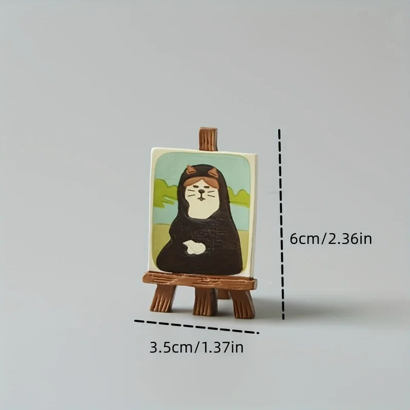 Ensemble de Figurines Meowna Lisa