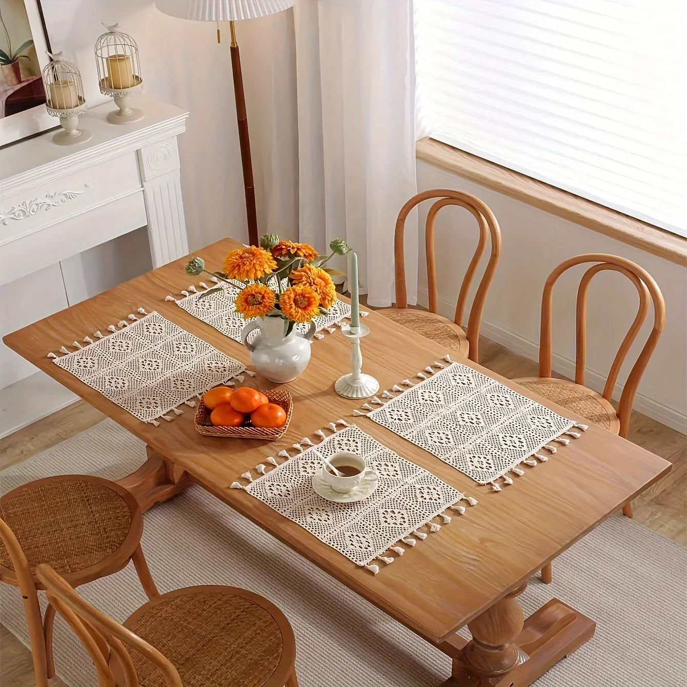 Sets de Sous-Verres Emly au Crochet