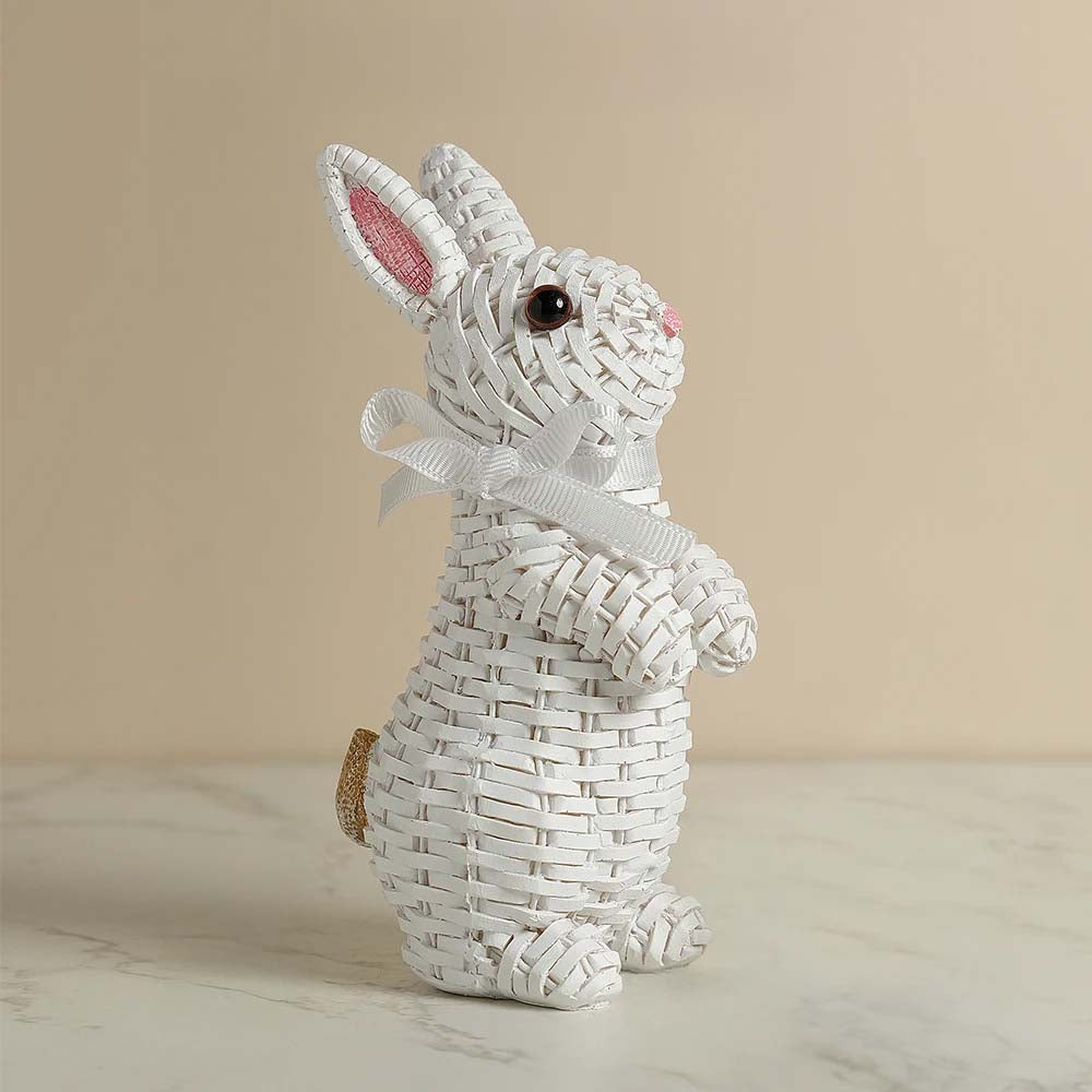 Lapins en osier rustiques Maris