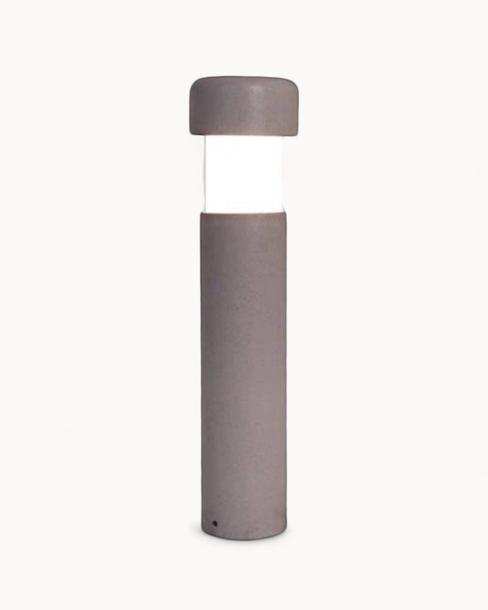 Skoord | Lampe d'extérieur en métal gris – lumière LED blanc chaud – résistante aux intempéries