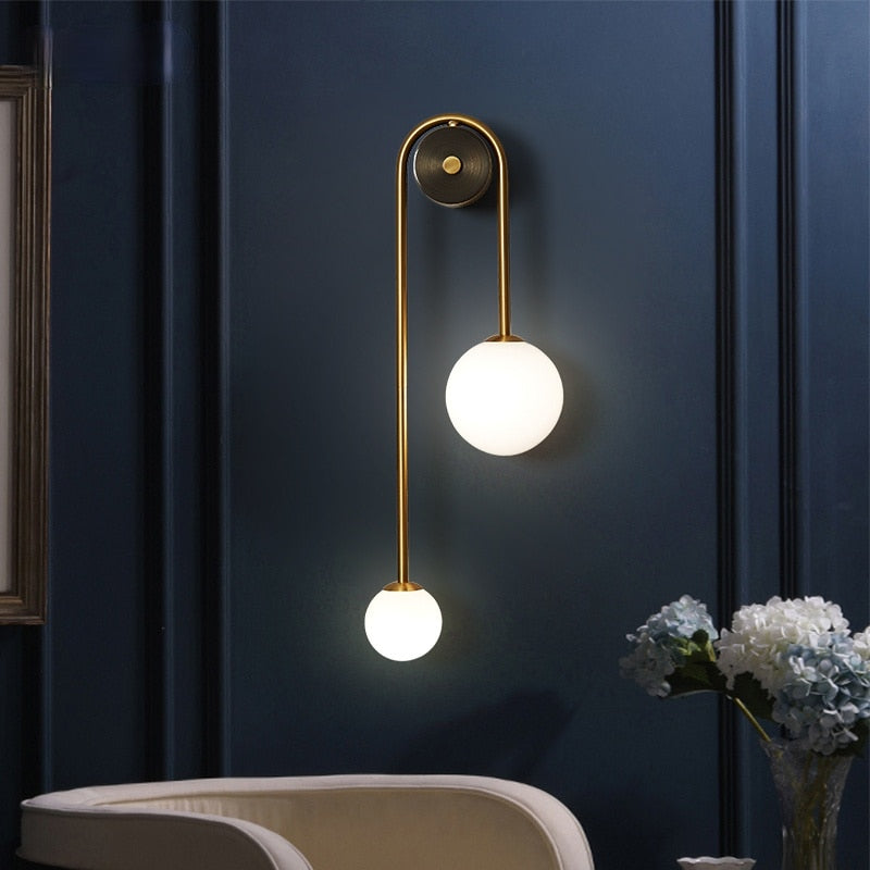 Lumige| Appliques murales LED – or élégant – design scandinave