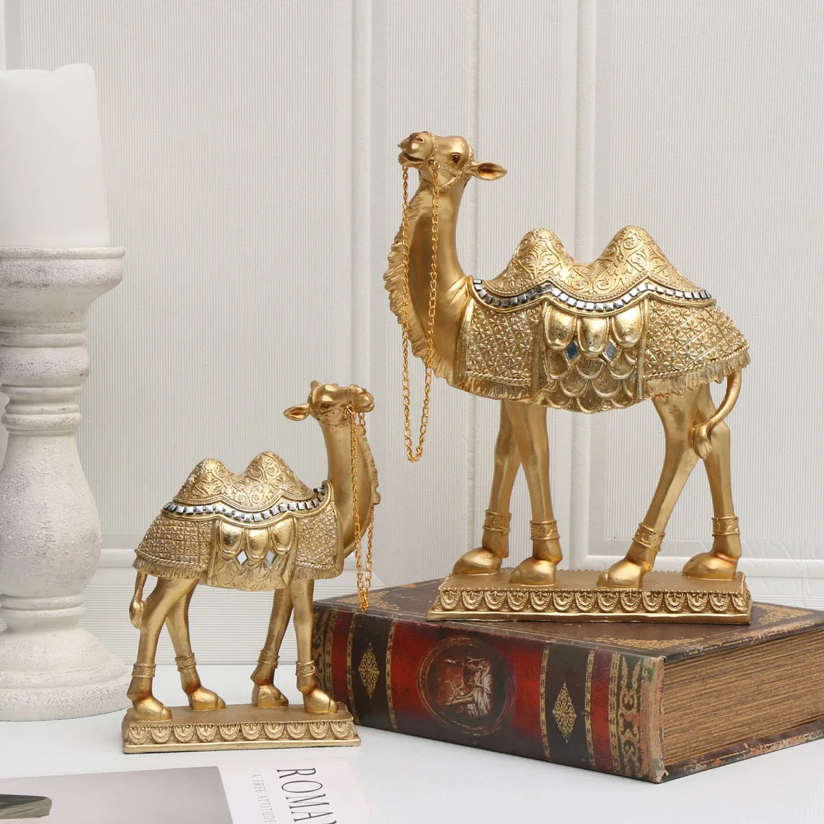 Chameaux Dorés du Sahara