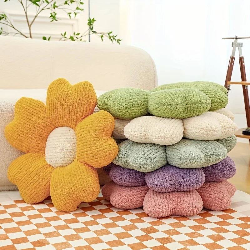 Coussin de salon en velours côtelé