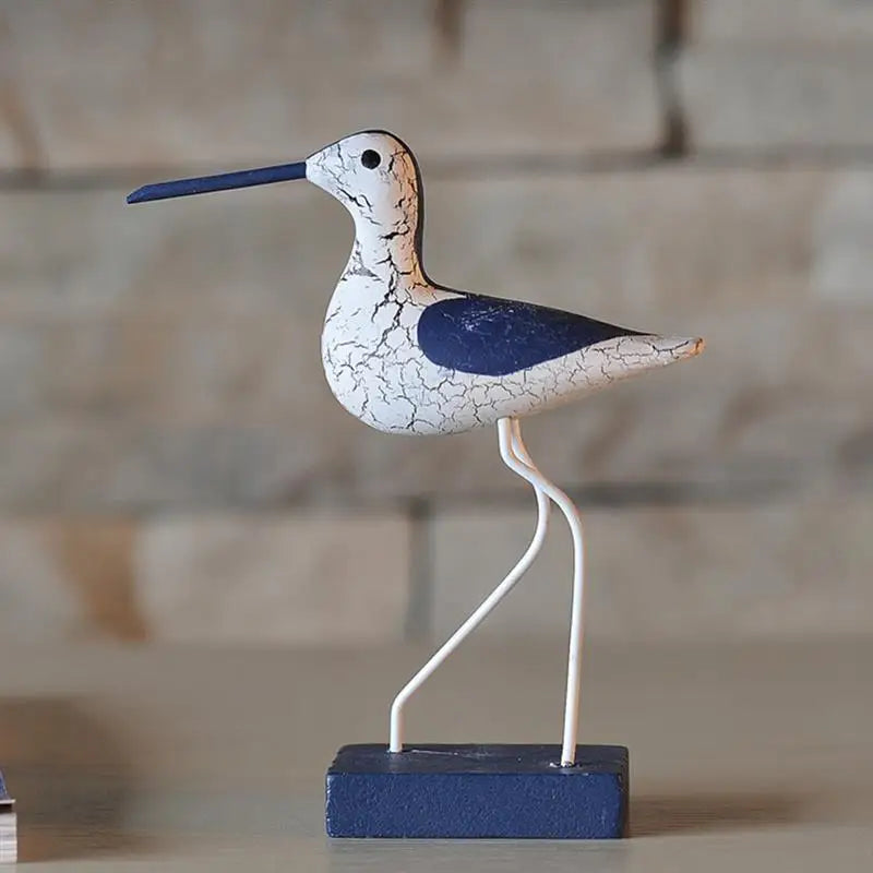 Figurines d'oiseaux marins méditerranéens
