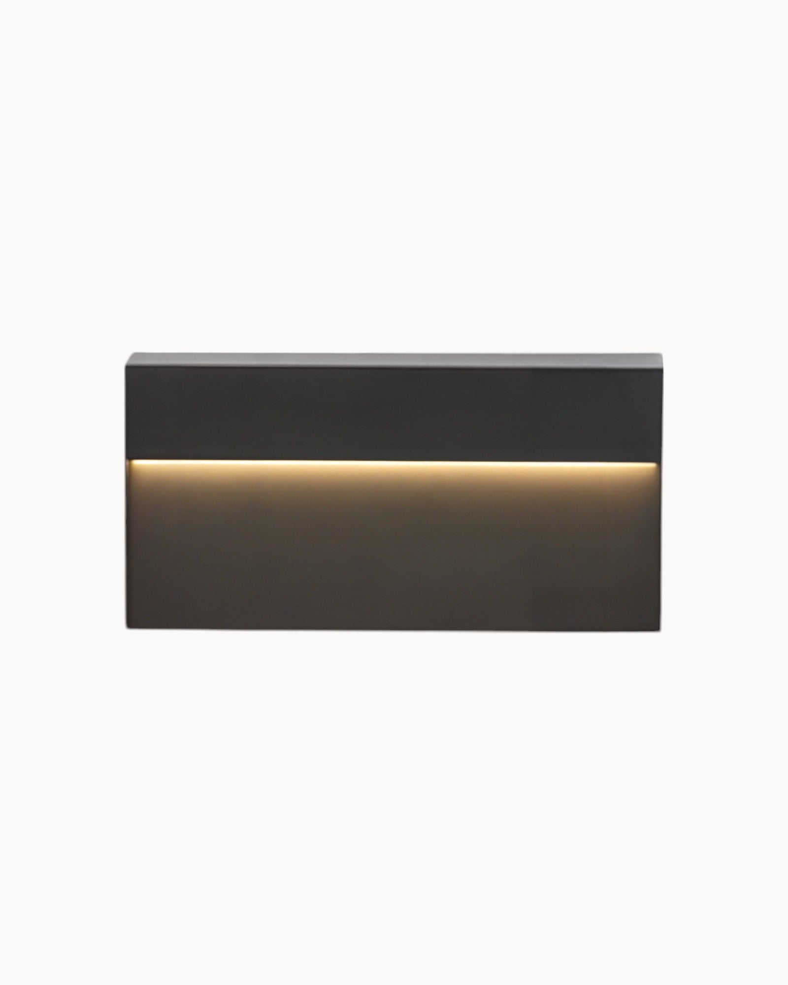Calro | Applique LED extérieure – métal noir & acrylique – solaire, IP65, lumière blanc chaud