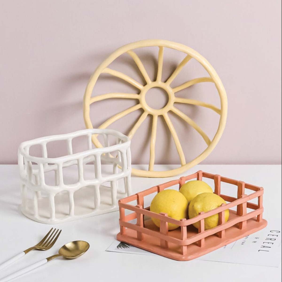 Maison Varme | Plateau à fruits en résine – design élégant – durable