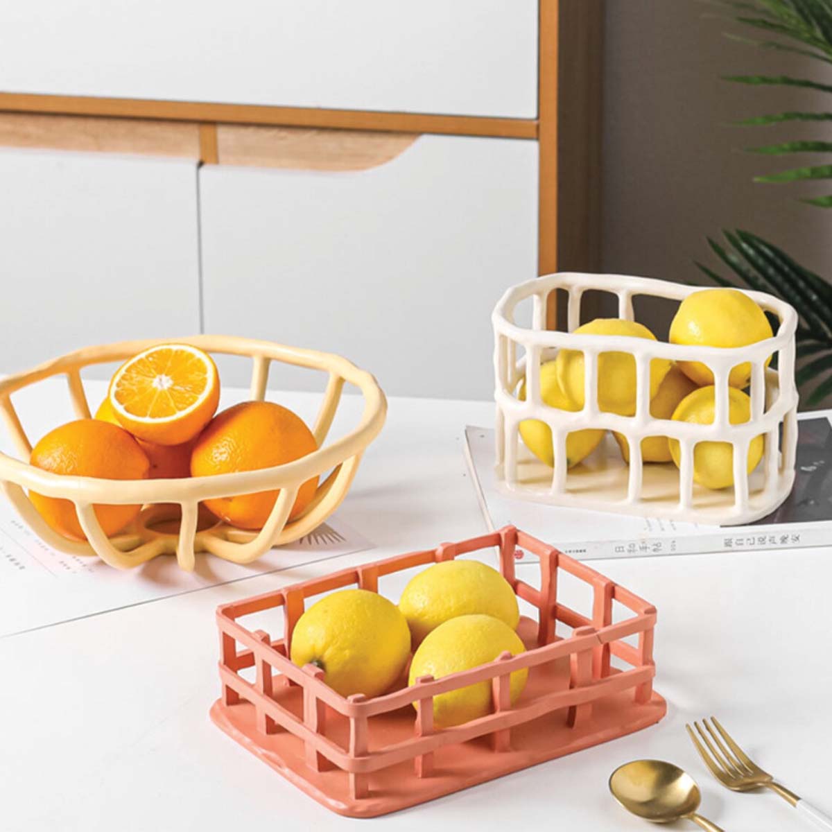 Maison Varme | Plateau à fruits en résine – design élégant – durable