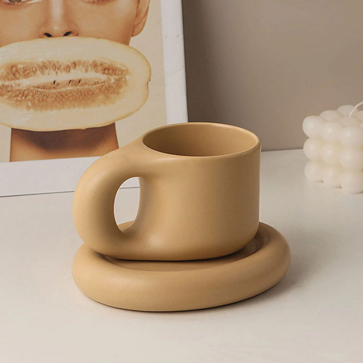 Éclat Varme | Tasse à Espresso – design chunky – céramique artisanale