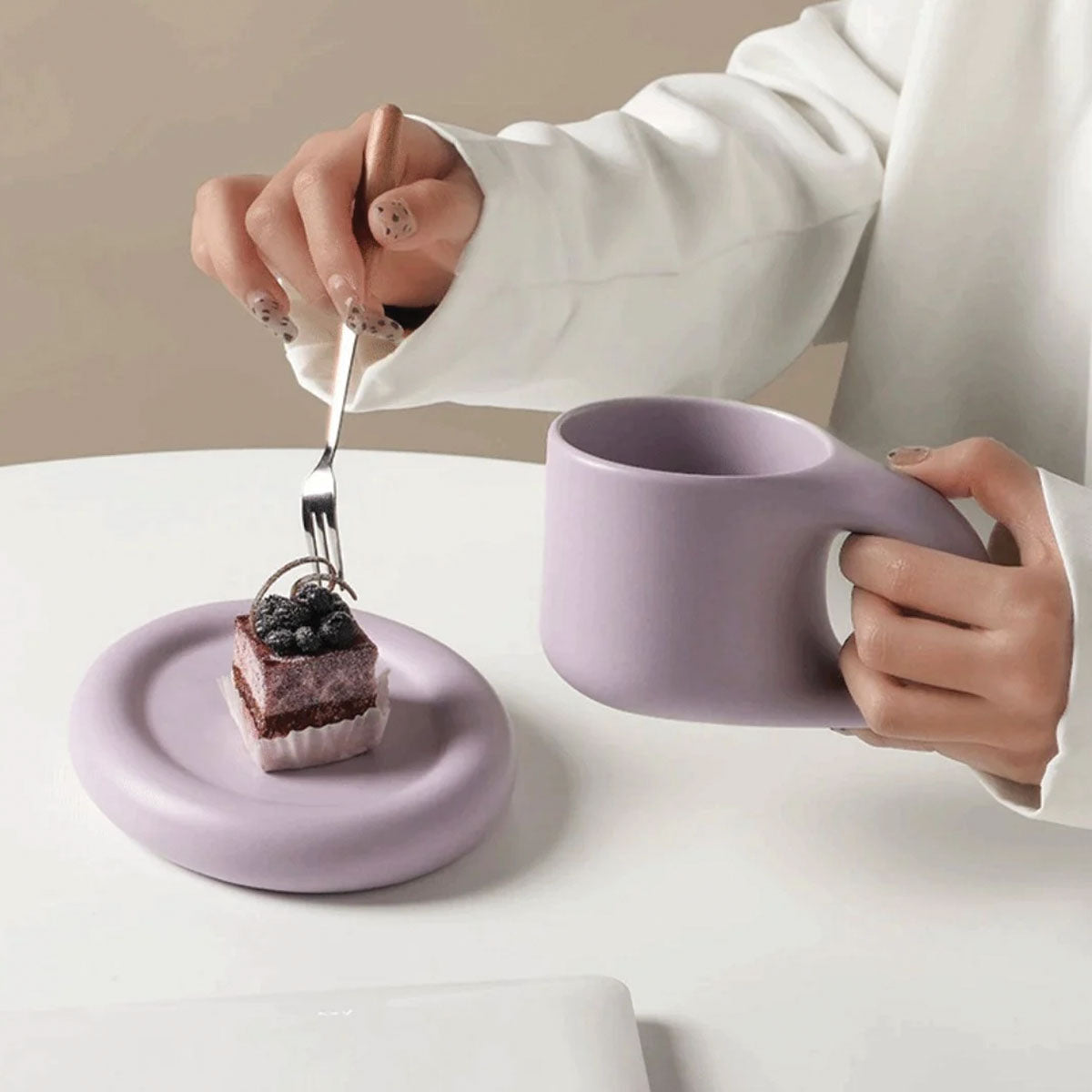 Éclat Varme | Tasse à Espresso – design chunky – céramique artisanale